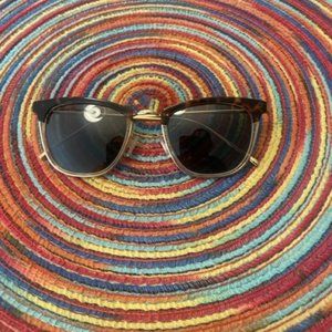 Warby Parker Devon Gold Metal Sunglasses